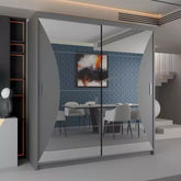 CALIFORNIA GREY WARDROBE 150cm/203cm (duplicate)