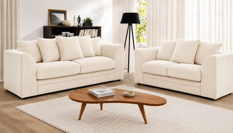 Dylan Jumbo Cord 3+2 Seater Sofa