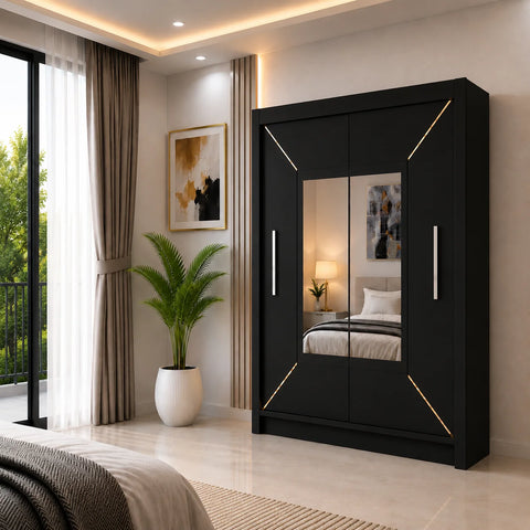 Venice Sliding Door Wardrobe with Mirror