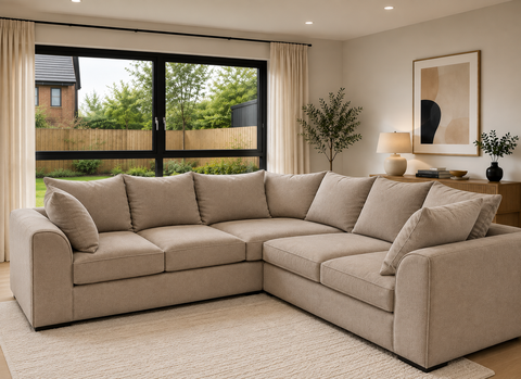 Dylan Dual Arm L-Shape Corner Sofa