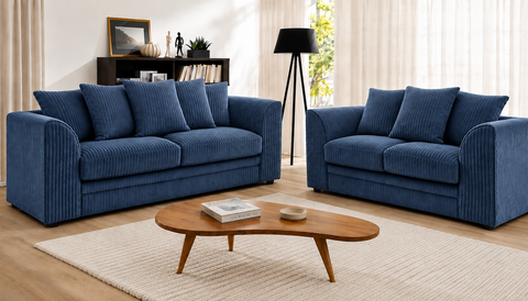 Dylan Jumbo Cord 3+2 Seater Sofa