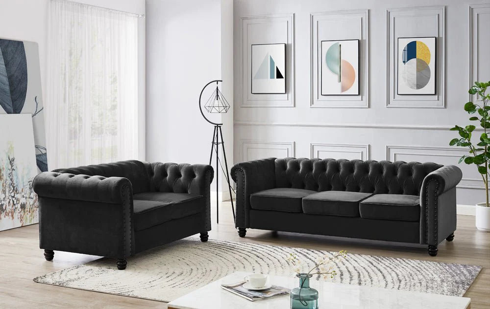 Chesterfield 3+2 Seater Sofa Set