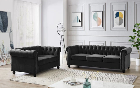Chesterfield 3+2 Seater Sofa Set
