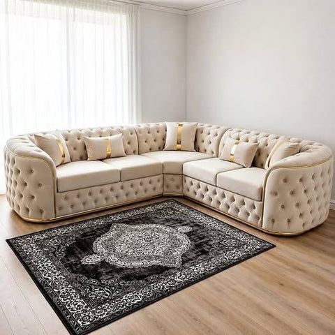Madrid Corner Sofa | Luxury Chesterfield L-Shape Sofa Set