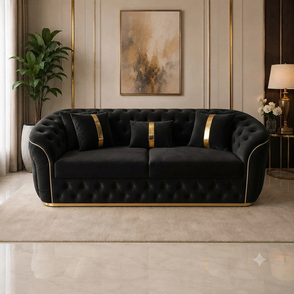 Madrid 3 Seater Sofa | Luxury Chesterfield
