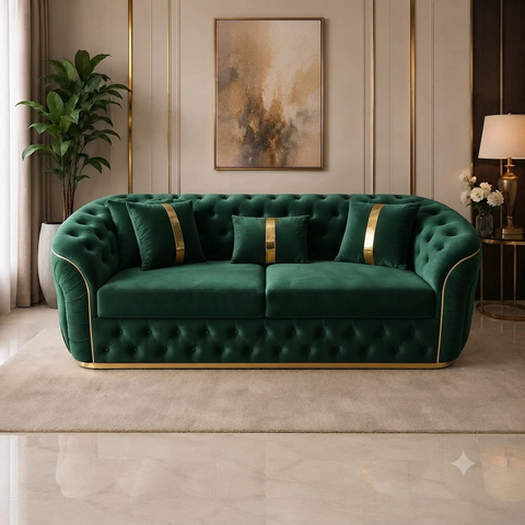 Madrid 3 Seater Sofa | Luxury Chesterfield