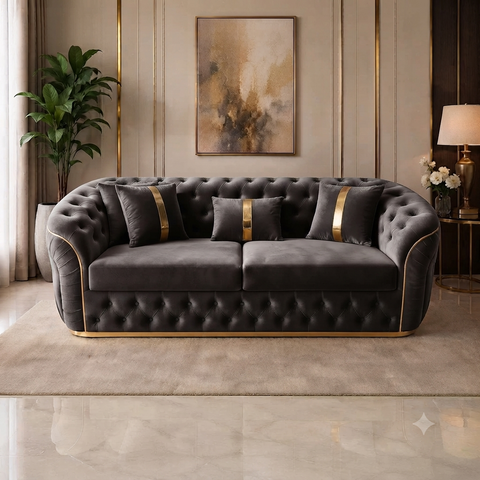 Madrid 3 Seater Sofa | Luxury Chesterfield