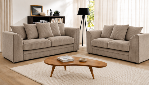 Dylan Jumbo Cord 3+2 Seater Sofa