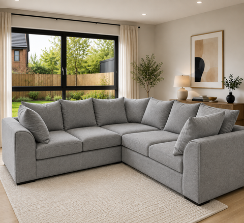 Dylan Dual Arm L-Shape Corner Sofa