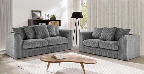 Dylan Jumbo Cord 3+2 Seater Sofa
