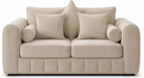Lilly 3+2 Seater Sofa with Glass coffee table