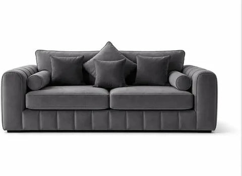 Lilly 3+2 Seater Sofa with Glass coffee table
