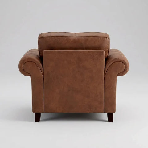 Oakland Tan Suede Armchair