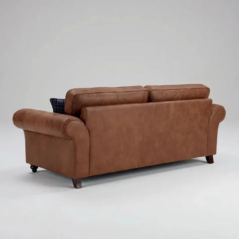 Oakland Tan Suede 3 Seater Sofa