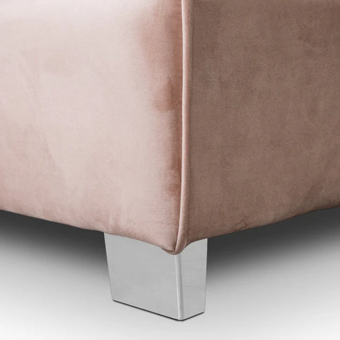 Sloane U Shape Mink Velvet Corner Sofa
