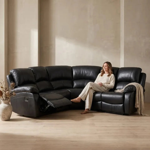 Roma 5 Seater Corner Recliner Sofa