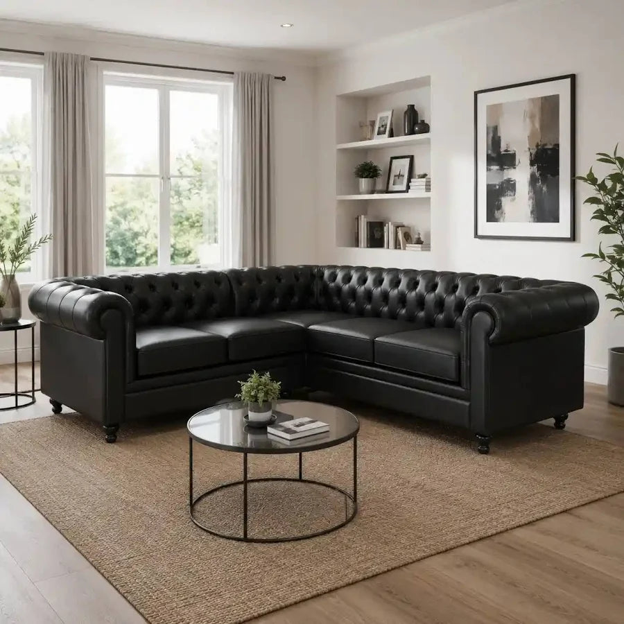 Chesterfield L-Shape Corner Sofa |